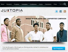 Tablet Screenshot of juxtopia.org